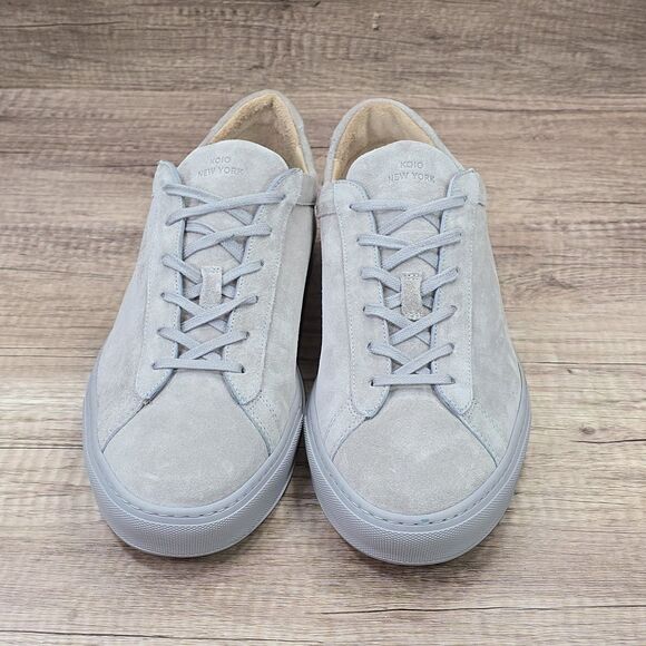Koio Capri Low Men's Size 13 Light Gray Suede Sneakers NEW - Picture 2 of 9